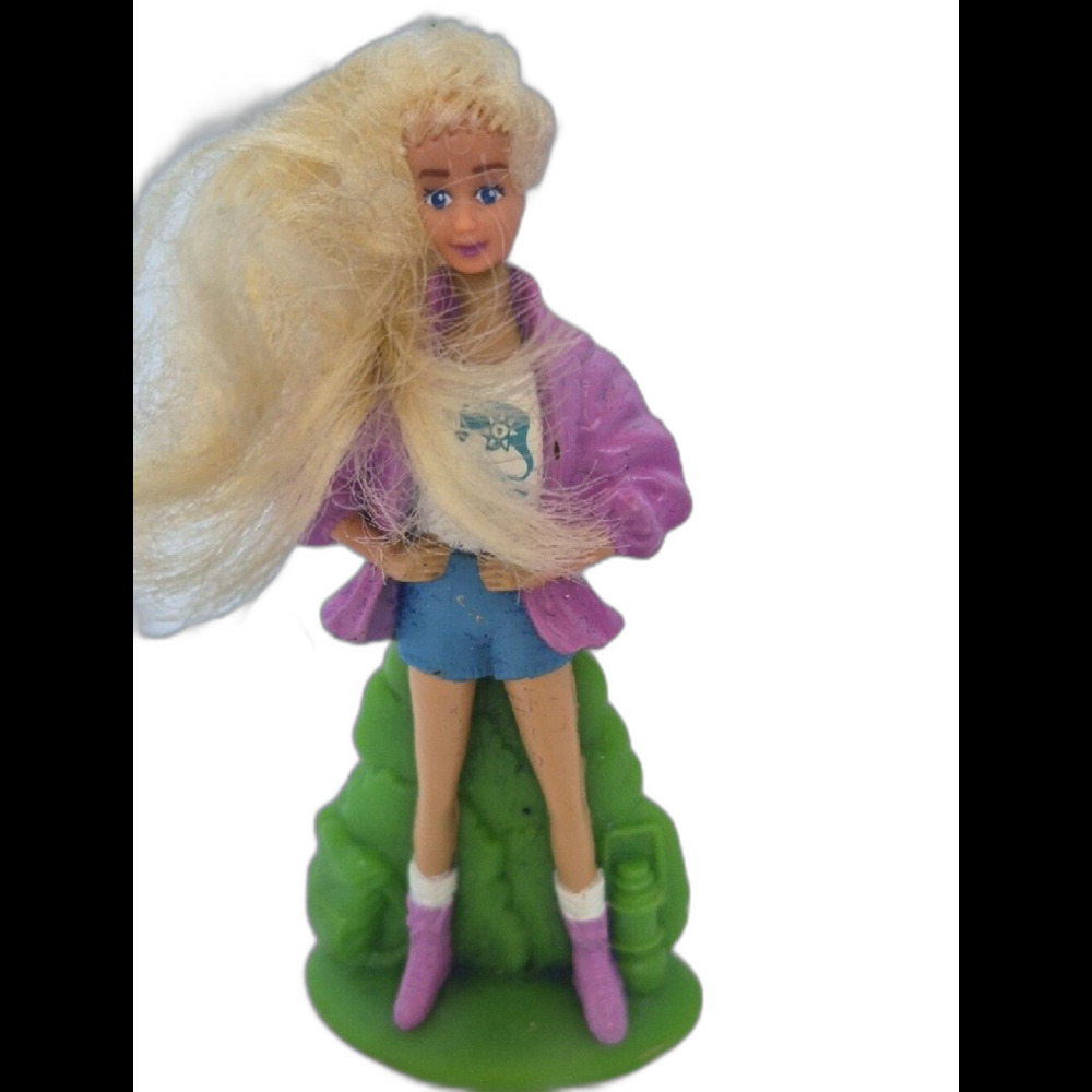 Vtg 1991-1993 Mcdonald's Barbie Doll Trio - Rooted Hair Mini Figures - Picture 4 of 7